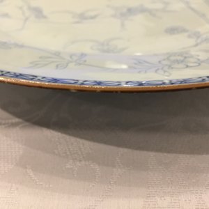 Een Chinese blauwwitte schotel met een hert en twee reigers in potlood-stijl, Yongzheng — foto 3