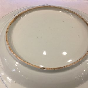 Een Chinese blauwwitte schotel met een hert en twee reigers in potlood-stijl, Yongzheng — foto 9