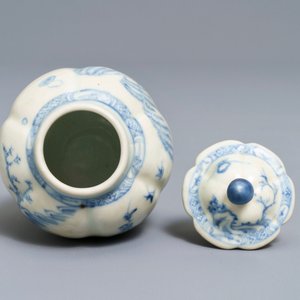 Een Chinese blauwwitte theebus en een paar koppen en schotels, Ca Mau scheepswrak, Yongzheng — foto 14