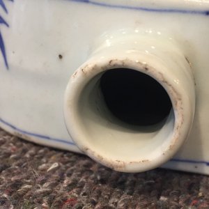 Een Chinese blauwwitte theebus met hanen, Transitie periode — foto 8