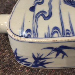 Een Chinese blauwwitte theebus met hanen, Transitie periode — foto 10
