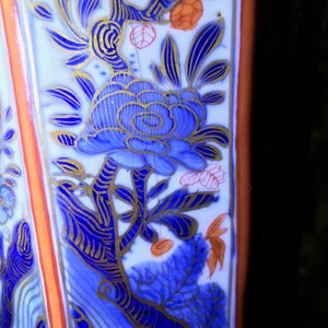 Een Chinese blauwwitte vaas in Europa overgedecoreerd, Kangxi — foto 9
