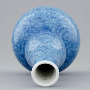Een Chinese bleu poudré dubbele gourde vaas, 18/19e eeuw — foto 6