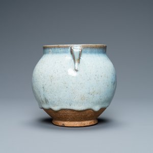 Een Chinese bolvormige junyao hengselpot, Jin — foto 5