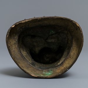 Een Chinese bronzen figuur van Boeddha, Ming — foto 5