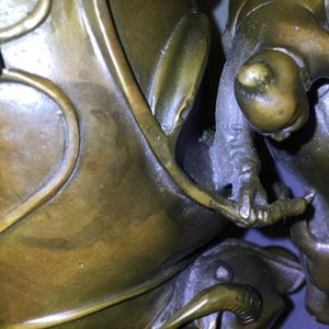Een Chinese bronzen groep met jongens en buffels, 19e eeuw — foto 9