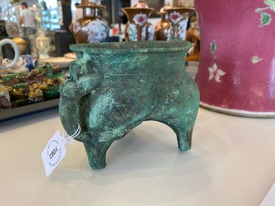 Een Chinese bronzen 'he' wijnkan, Westelijke Zhou, ca. 11e-8e v.C. — foto 4