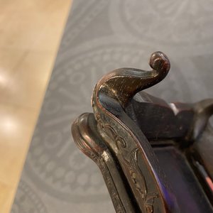 Een Chinese bronzen wierookbrander voor de islamitische markt met Farsi inscriptie, Xuande merk, Qing — foto 23