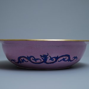 Een Chinese Canton email kan met bassin, vier-karaktermerk, Qianlong/Jiaqing — foto 10