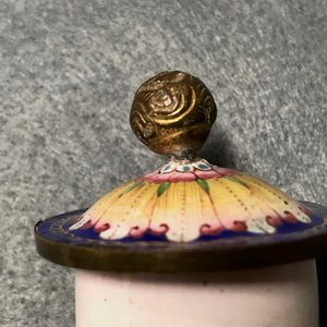 Een Chinese Canton email theepot met floraal decor, 18/19e eeuw — foto 8