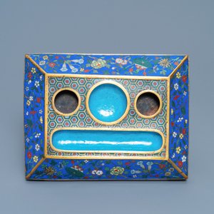 Een Chinese cloisonné bureauset, 19e eeuw — foto 6
