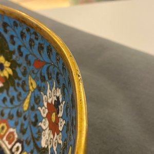 Een Chinese cloisonné 'draken' kom, Wanli merk, 19e eeuw — foto 20