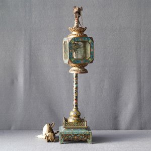 Een Chinese cloisonné lantaarn, Republiek — foto 11