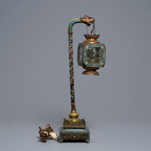 Een Chinese cloisonné lantaarn, Republiek — foto 4