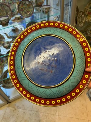 Een Chinese cloisonné schotel met floraal decor, Beijing Tezhong Gongyi Gongsi 北京特種工藝公司 merk, gedateerd 1952 — foto 5