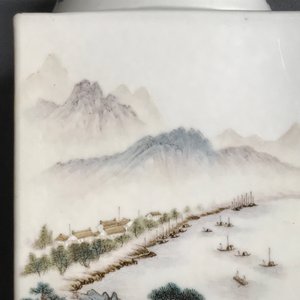 Een Chinese cong vaas met Culturele Revolutie decor, 20e eeuw — foto 25