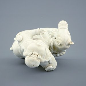 Een Chinese Dehua blanc de Chine figuur van Guandi, God van de oorlog, Ming Dynastie, Chongzhen (1627–1644) — foto 6