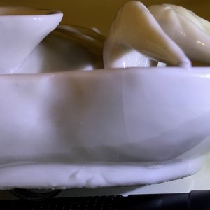 Een Chinese Dehua blanc de Chine waterdruppelaar in de vorm van een krab, Kangxi — foto 18