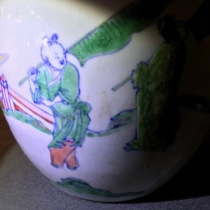 Een Chinese doucai gemberpot, wellicht Kangxi/Yongzheng — foto 11