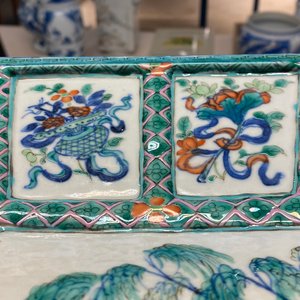 Een Chinese doucai 'Xi Xiang Ji' vaas, Qianlong/Jiaqing — foto 27