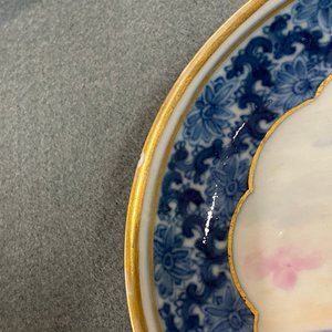 Een Chinese exportporseleinen kop en schotel met een haringverkoper, Qianlong — foto 10