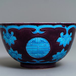 Een Chinese Fahua-stijl kom, 19/20e eeuw — foto 2
