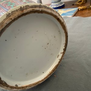 Een Chinese famille rose en een blauw-witte celadon vaas, 19e eeuw — foto 23