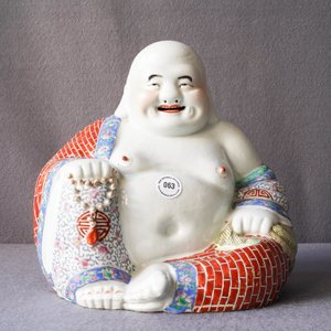 Een Chinese famille rose figuur van Boeddha, Republiek — foto 10