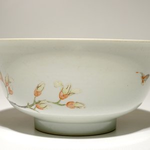 Een Chinese famille rose kom, Daoguang merk, 19/20e eeuw — foto 3