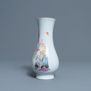 Een Chinese famille rose 'Shou Lao' vaas, Qianlong merk, Republiek — foto 2