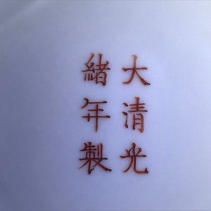Een Chinese famille rose terrine met floraal decor, Guangxu merk, 19/20e eeuw — foto 10