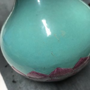 Een Chinese famille rose vaas in de vorm van een lotusbloem, 19/20e eeuw — foto 10