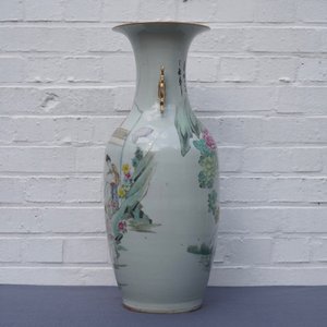 Een Chinese famille rose vaas met tweezijdig decor, 19/20e eeuw — foto 10