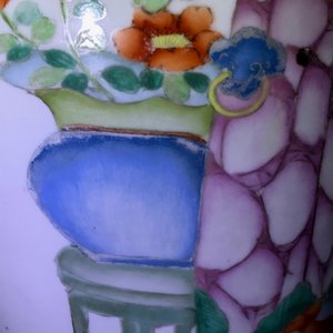 Een Chinese famille rose vaas met tweezijdig decor, 19/20e eeuw — foto 9