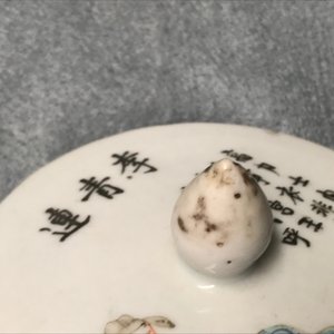 Een Chinese famille rose 'Wu Shuang Pu' dekselpot, 19e eeuw — foto 12