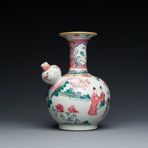 Een Chinese famille rose 'Xi Xiang Ji' kendi, Yongzheng — foto 1
