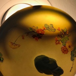 Een Chinese famille verte en Japanse Kakiemon dekselpot met montuur, Jiajing merk, 18/19e eeuw — foto 7