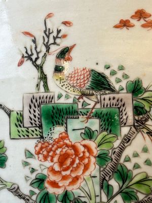 Een Chinese famille verte jardinière, 19e eeuw — foto 10