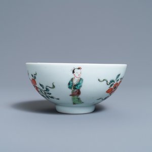 Een Chinese famille verte kom, Yongzheng merk en periode — foto 2