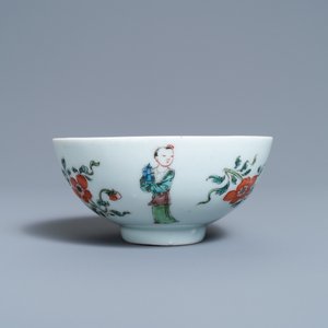 Een Chinese famille verte kom, Yongzheng merk en periode — foto 3