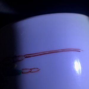 Een Chinese famille verte penselenpot met een karper, Kangxi — foto 13