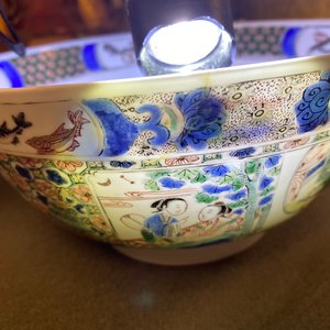 Een Chinese famille verte 'Romance of the Western Chamber' kom, Kangxi — foto 14