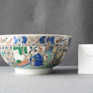 Een Chinese famille verte 'Romance of the Western Chamber' kom, Kangxi — foto 9