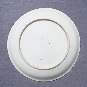 Een Chinese famille verte schotel met floraal decor, Kangxi — foto 4