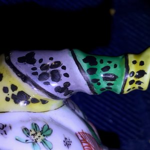 Een Chinese famille verte theepot met deksel, Kangxi — foto 11