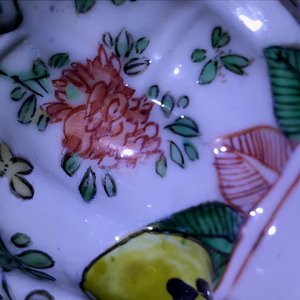 Een Chinese famille verte theepot met deksel, Kangxi — foto 25
