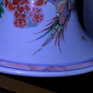 Een Chinese famille verte yenyen vaas met vogels en bloemen, Kangxi — foto 10