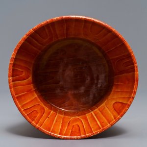 Een Chinese 'faux bois' penselenpot, 19/20e eeuw — foto 5