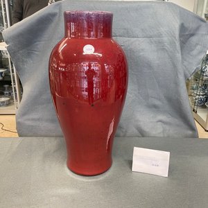 Een Chinese flambé-geglazuurde vaas, 19e eeuw — foto 16