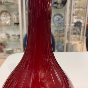 Een Chinese flesvormige flambé vaas, Qianlong — foto 9